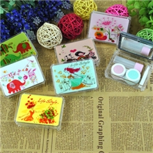 隐形眼镜盒眼镜盒伴侣盒双联盒护理盒A-805-1生活格调