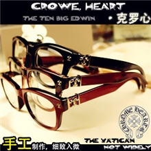 2012正品复古克罗心眼镜潮男女手工眼镜架板材近视平光镜3371
