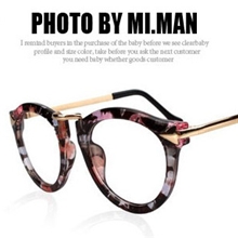 2012欧美复古大圆框KARENWALKER平光眼镜眼镜框架8888