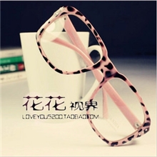 A6欧美豹纹MOL复古大黑方框平光镜潮男女近视眼镜框架板材近视镜