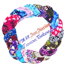 特价花色布泳帽游泳必备护发实用经济