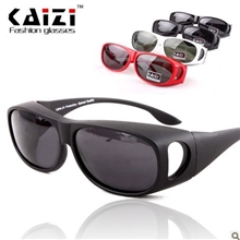 近视偏光套镜司机开车太阳镜套夜视镜钓鱼镜防刺眼男女墨镜胜夹片