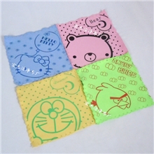 韩国超细纤维手机相机双面绒眼镜布可爱卡通眼镜布厂家直销logo