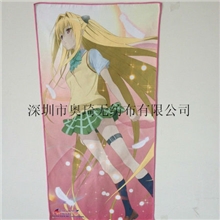 供应质地柔软吸水超细纤维双面绒毛巾运动毛巾速干巾毛巾厂家