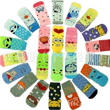厂家供应韩国女士短款直板卡通女袜031卡通袜子批发地摊袜卡通袜