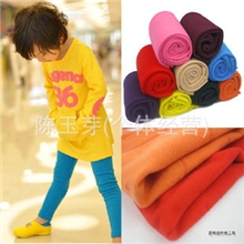 秋冬儿童打底裤儿童拉毛裤加绒保暖小孩裤儿童糖果连裤袜批发