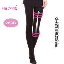 爆款塑性美腿压力瘦腿裤连裤袜秋冬款加厚天鹅绒九分踩脚打底裤