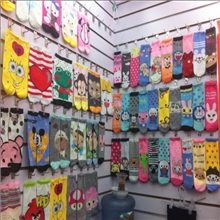 新款可爱棉袜子卡通AB袜长款对对袜子批发儿童防滑袜童袜