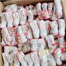 外贸原单儿童袜子婴儿袜地板袜羽绒纱袜子加厚保暖宝宝袜