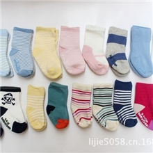 外贸原单GAP儿童袜子毛巾袜毛圈袜地板袜点胶袜加厚保暖袜