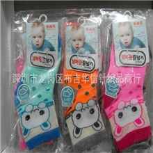 儿童纯棉袜子批发舒适婴童中筒袜2-5岁棒棒熊婴儿袜独立包装