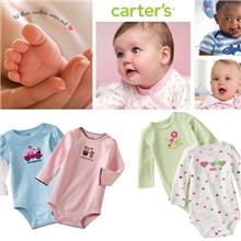 carter's卡特三角长袖包屁衣连身衣爬服长袖爬衣五连包