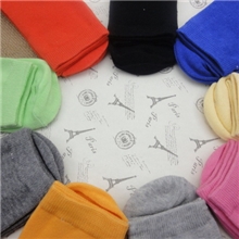 纯色女袜全棉袜子特价促销女士袜子纯棉