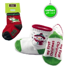 圣诞袜子婴儿袜童袜卡通袜童襪宝宝卡通印花袜圣诞礼品袜