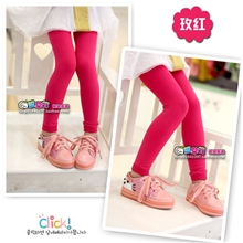 秋冬儿童拉绒九分裤拉毛裤加厚保暖连裤袜女童糖果色打底裤