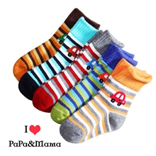 【秋冬新款】韩版卡通品牌童袜外贸松口男童袜全棉儿童袜子批发