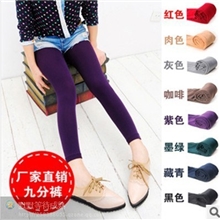 加大版女士羊绒裤打底裤九分裤批发厂家批发保暖拉绒加大加大