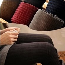 秋冬麻花连裤袜针织打底裤麻花打底裤针织毛线女裤袜子不透肉连裤