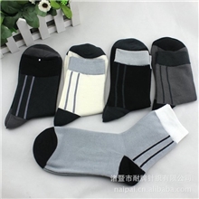 新品上市中筒精梳棉耐磨休闲袜全棉男袜袜子厂家底价批发优等