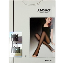 T裆鱼嘴袜露趾袜丝袜包芯丝连裤袜JUNCHAO俊超正品