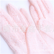 专业设计布制压花纯色外贸出口防紫外线防晒手套