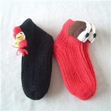 供应厂家直销针织动物头地板袜(图)