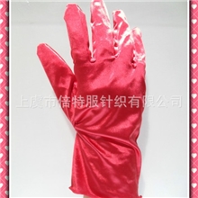 供应色丁手套礼仪手套婚礼手套时尚手套新娘手套