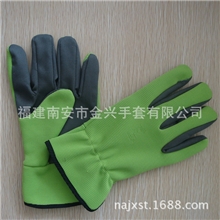 销售Gardeninggloves纱卡布手套，楼梯布手套型号：282