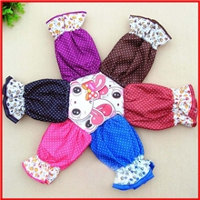 爆款韩版时尚格子点点碎花短袖套短款简洁防脏袖套/套袖批发