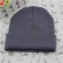 单色男士针织帽弹性优质帽子秋冬季家用外出帽子义乌帽子批发