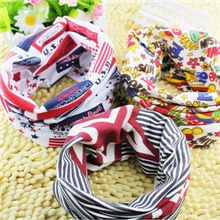 引玉&mdash;秋冬新款快乐校园HW01626时尚卡通棉脖套儿童脖套