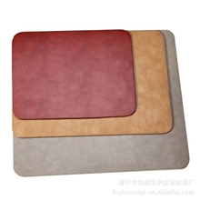 加大加厚电脑游戏真皮鼠标垫牛皮垫厂家批发定制创意广告订做logo