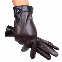 海宁工厂家批发男士真皮手套时尚山羊皮保暖手套冬季加厚款式直销