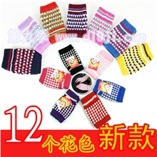 秋冬手套菠萝半截电脑手套保暖菠萝花纹/半指手套批发