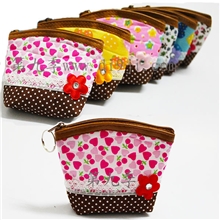 2013特价创意零钱袋零钱包批发零钱包小礼品碎花田园零钱袋
