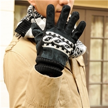 批发男士户外骑行手套全指透气防滑防风皮手套保暖猪皮手套