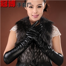 韩版加长过肘真皮手套范冰冰同款50cm长款进口小羊皮女式手套