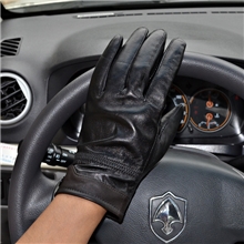 新款户外男士保暖真皮外贸时尚摩托车男式绵羊皮个性手套厂家批发