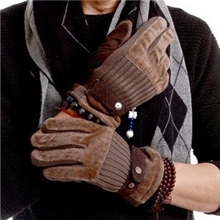 淘宝爆款男士仿貂毛手套韩版冬季防寒保暖骑行电瓶车棉手套冬休闲