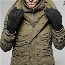 男女款猪皮手套猪皮罗口经典款手套骑车手套加厚保暖冬季手套