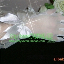 新娘手套婚纱手套蕾丝手套蝴蝶结手套st42