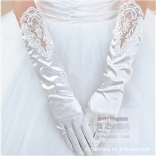 厂家批发新娘手套婚纱礼服配饰演出手套袖口花质量保证