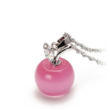 猫眼石苹果吊坠网络爆款活动畅销女款