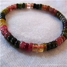 天然碧玺盘珠手链5MM10克一件代发货支持混批