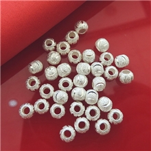 S990转运珠配件饰品DIY转运珠配件打沙月亮刀散珠6N珠珠配件