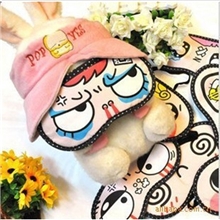 热销卡通可爱冰眼罩睡眠遮光有冰袋睡眠遮含冰袋眼罩护眼罩