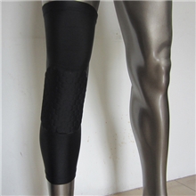 防撞护膝蜂窝状防撞护膝加长护小腿护膝