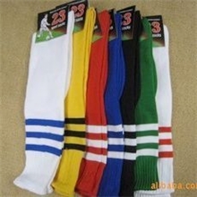 厂家直供中等厚多色条纹运动足球袜成人男女过膝长筒足球袜袜子