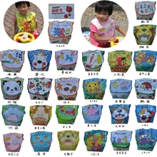 围兜儿童立体免洗吃饭衣饭兜pvc软围嘴防水罩衣45款