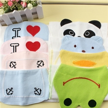 [标准吸汗巾]千趣会儿童吸汗巾宝宝垫背汗巾4层宝宝吸汗巾